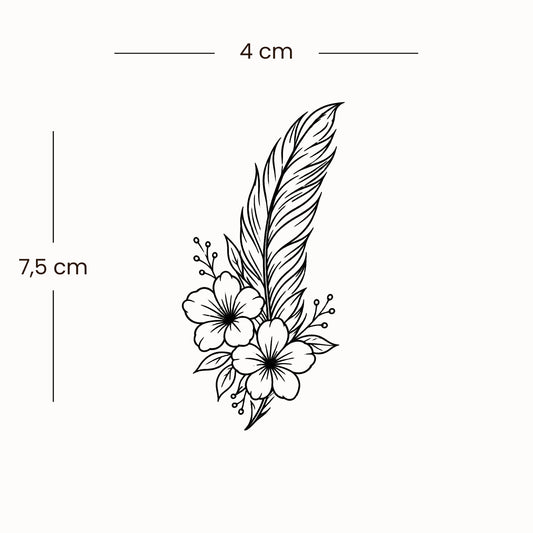 Floral Feather